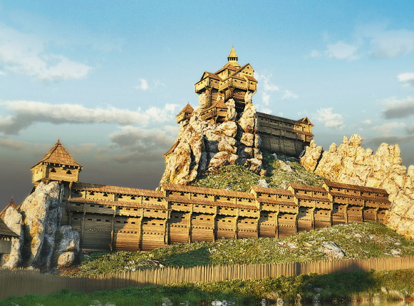 Image - The Tustan fortress (3D reconstruction).